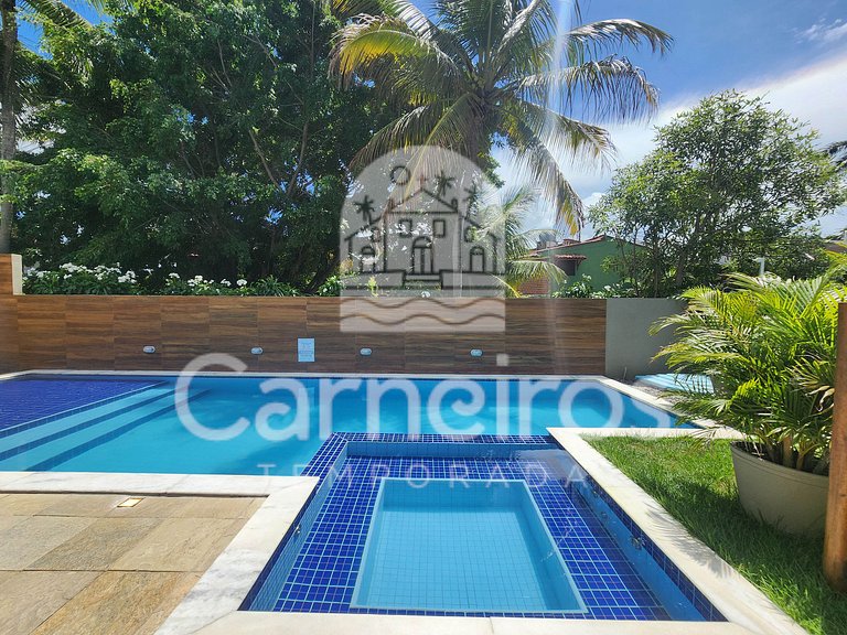 Porto de Galinhas | 3 QT | 3min da Praia (B06)
