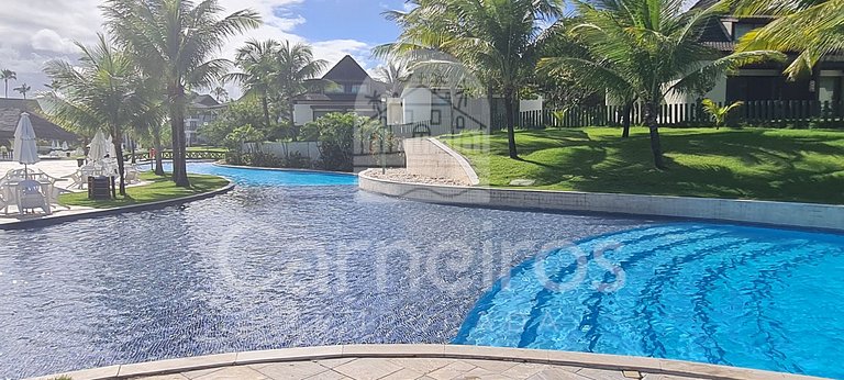 Flat 2 Quartos no Beach Class Muro Alto (B206)