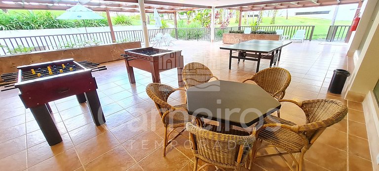 Flat 2 Quartos no Beach Class Muro Alto (B206)