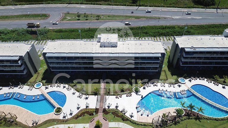 Studio em Resort | Vista Piscina (A06-3)