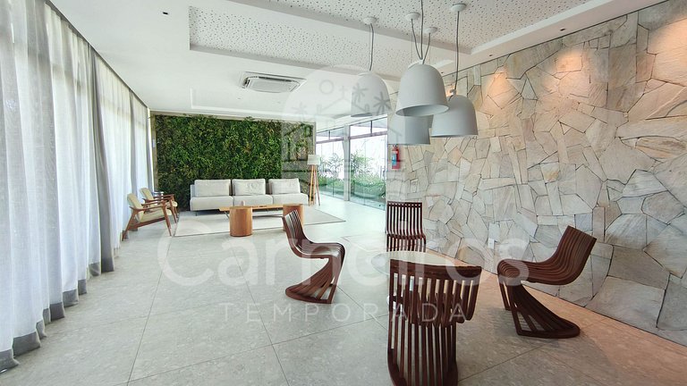 Studio em Resort | Vista Piscina (A06-3)
