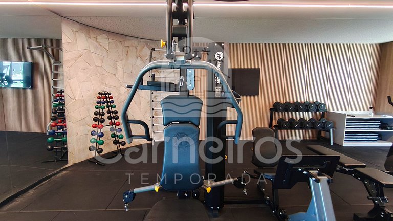 Studio em Resort | Vista Piscina (A06-3)