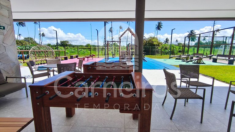 Studio em Resort | Vista Piscina (A06-3)