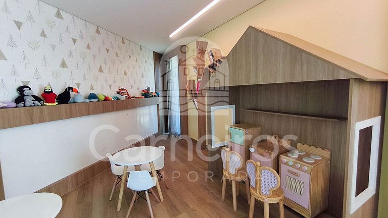 Studio em Resort | Vista Piscina (A06-3)
