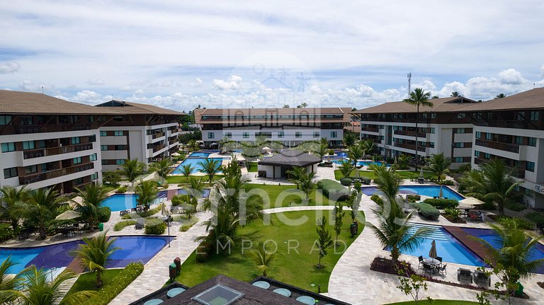 Flat com Varanda Gourmet | Resort (CBL B14-7)