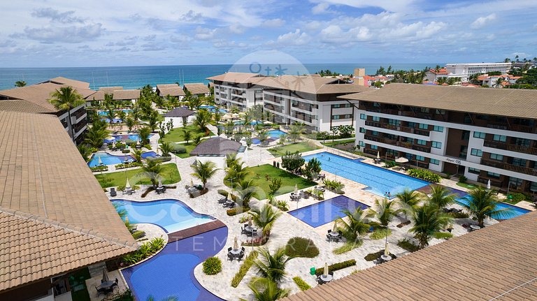 Flat com Varanda Gourmet | Resort (CBL B14-7)