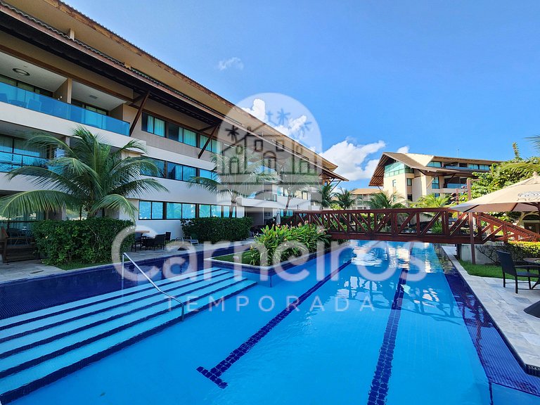 Vista Piscina | 02 Quartos | Nui Supreme (B02-3)