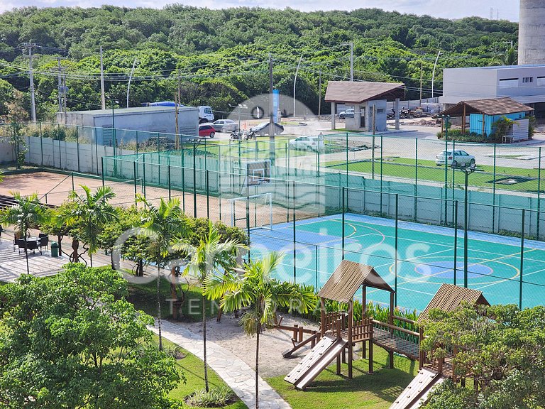 Vista Piscina | 02 Quartos | Nui Supreme (B02-3)