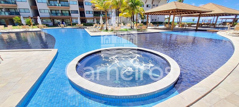 Flat 2 Quartos - La Fleur Polinésia - Porto de Galinhas