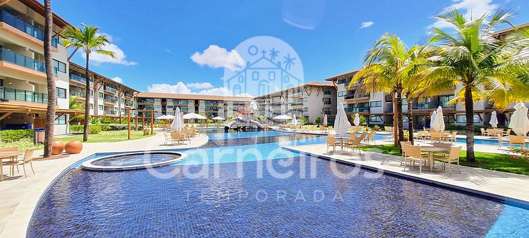 Flat 02 Quartos com Piscina Privativa - La Fleur Polinésia