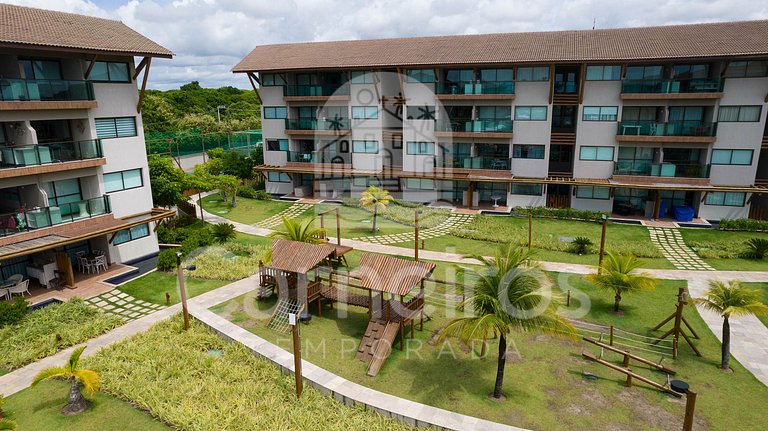 Flat 2 Quartos - La Fleur Polinésia - Porto de Galinhas