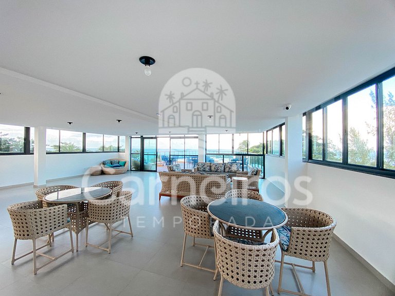 Maraca Beach Residence II - Flat com varanda (C15)