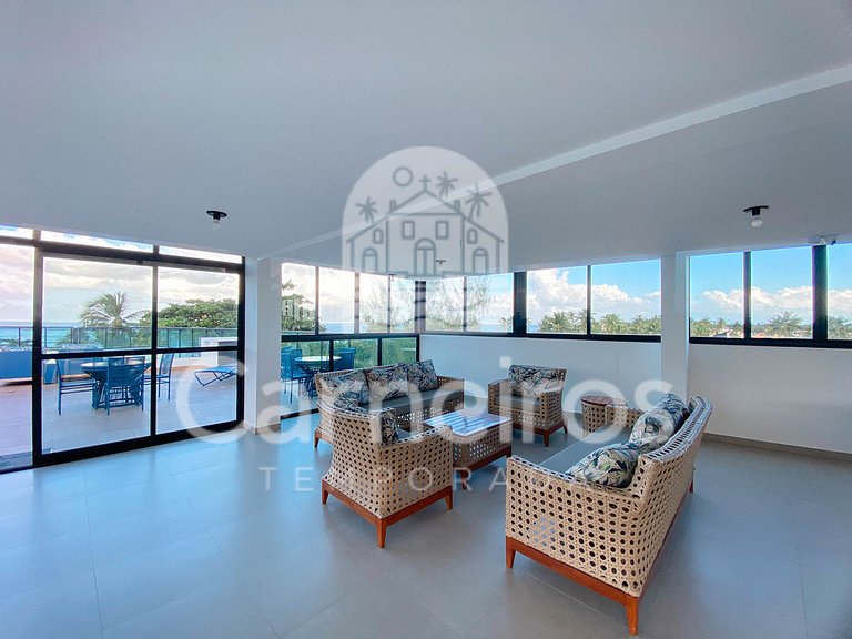 Maraca Beach Residence II - Flat com varanda (C15)