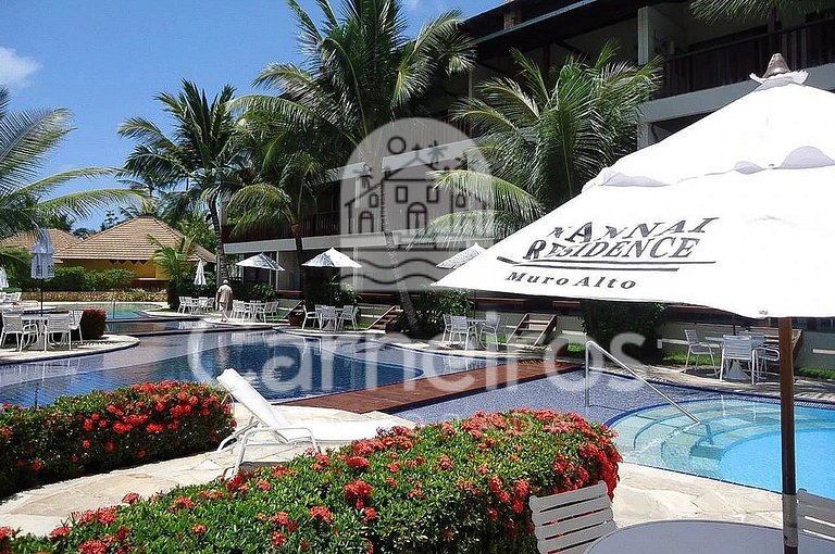 Flat 02 Quartos no Nannai Residence - Porto de Galinhas