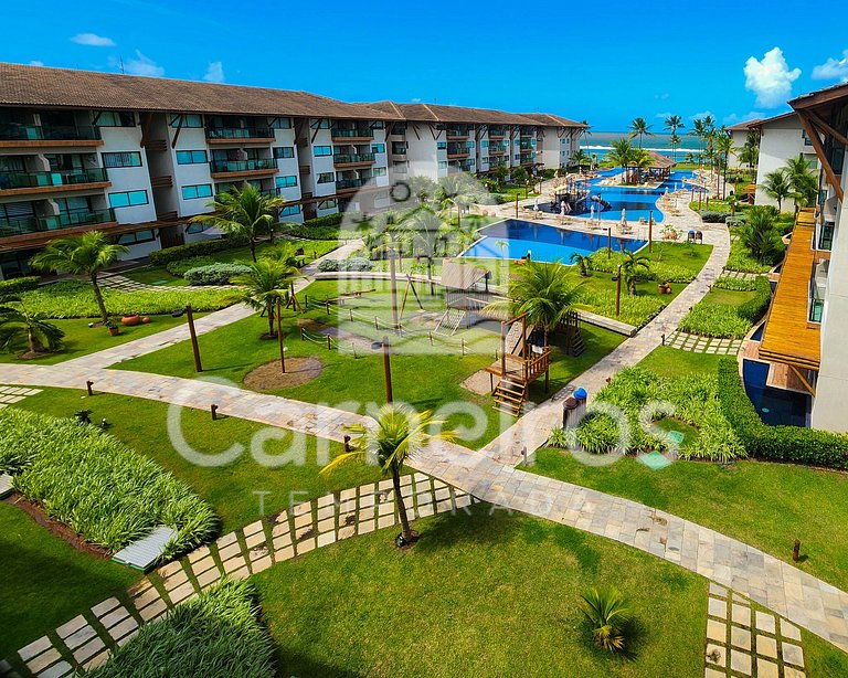 Flat 02 Quartos com Piscina Privativa - La Fleur Polinésia