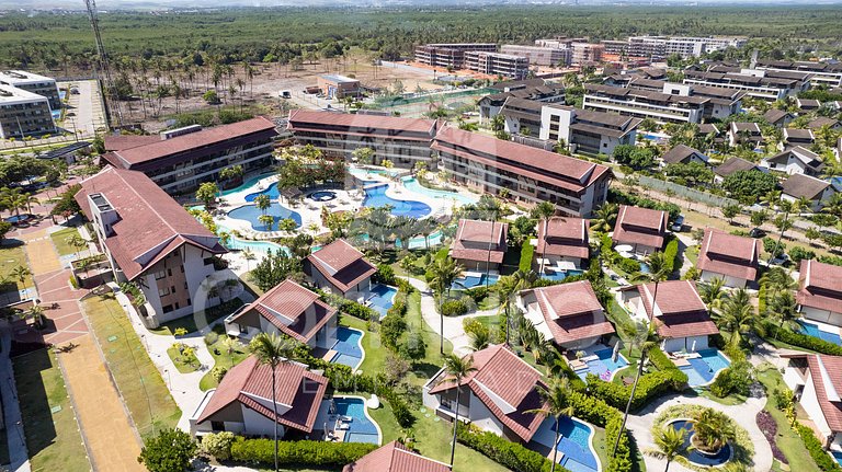 Beira-Mar | Vista Piscina | Flat Oka Beach (D05-5)