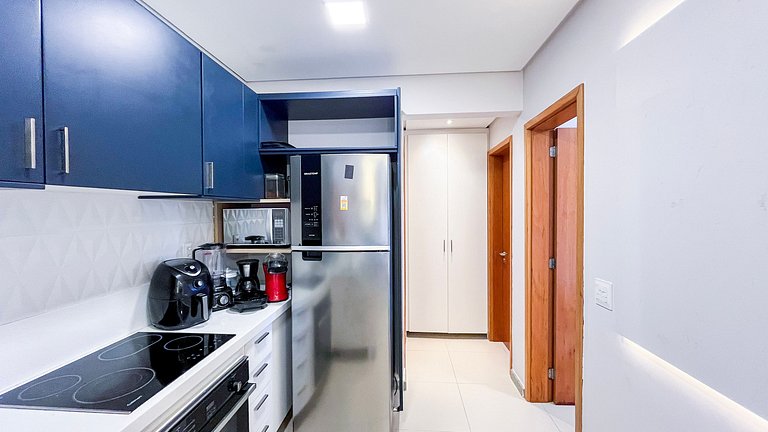 Beira-Mar | Vista Piscina | Flat Oka Beach (D05-5)