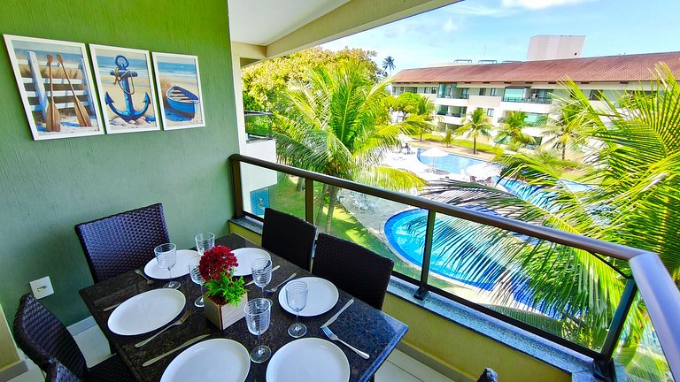 Flat 1 quarto - Carneiros Beach Resort (C11-D)