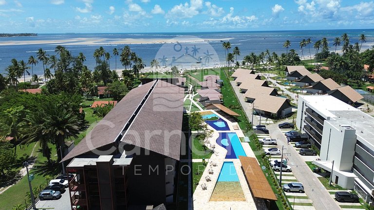 Carneiros | Studio Beira-Mar Vista Piscina (D131)