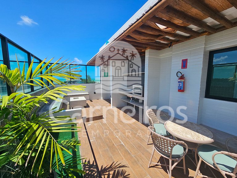 Mahrak Villa Maracaípe | Rooftop com Piscina e Vista para o