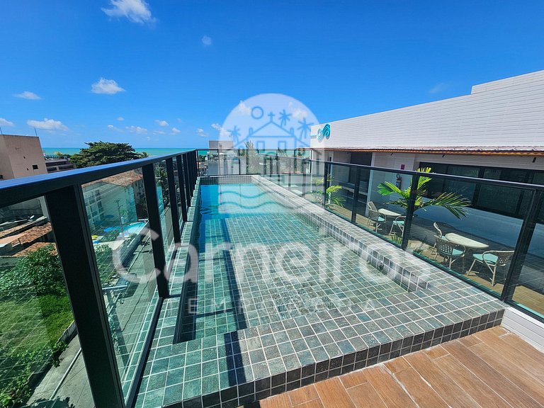 Mahrak Villa Maracaípe | Rooftop com Piscina e Vista para o