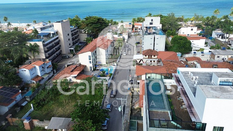 Mahrak Villa Maracaípe | Rooftop com Piscina e Vista para o