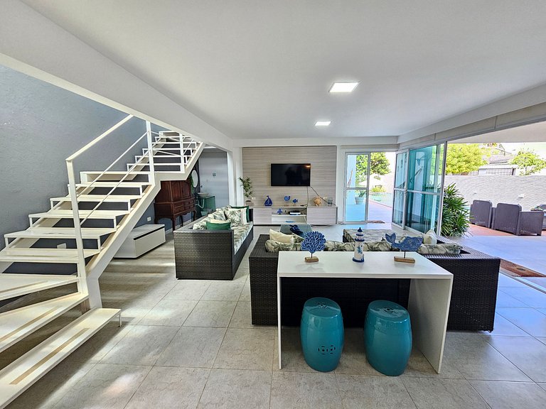Casa luxo c/ Piscina Privativa e 6 Suítes