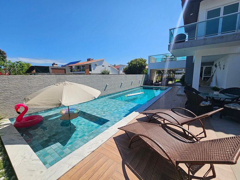 Casa luxo c/ Piscina Privativa e 6 Suítes