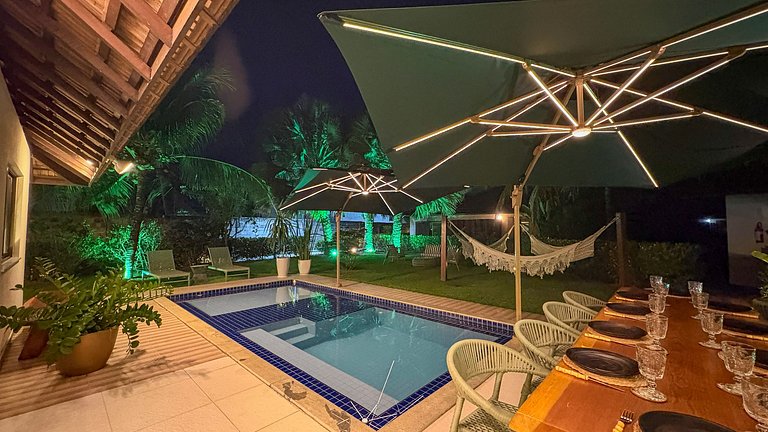 Carneiros | Bangalô c/ Piscina e Secretária (A6)
