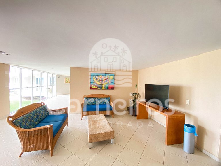 Marupiara | Apt com Varanda e Vista para o Jardim