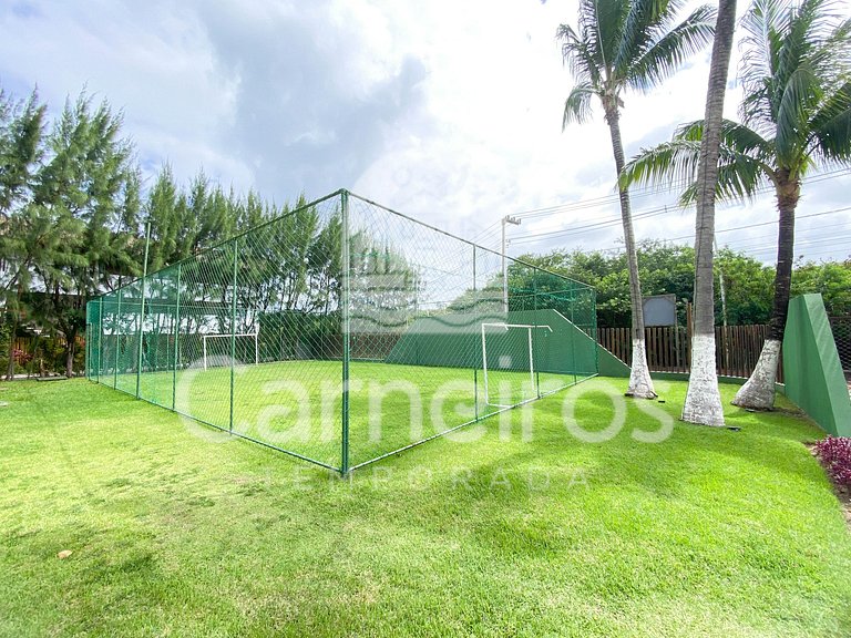 Marupiara | Apt com Varanda e Vista para o Jardim