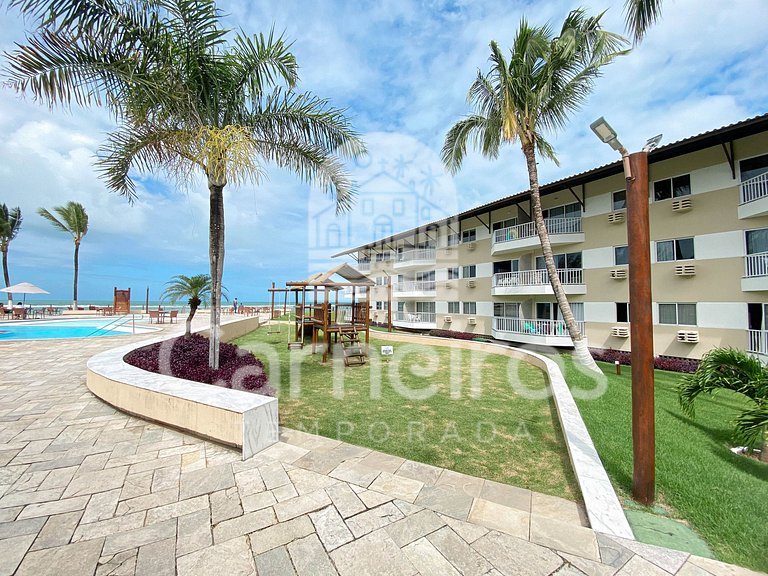 Marupiara | Apt com Varanda e Vista para o Jardim