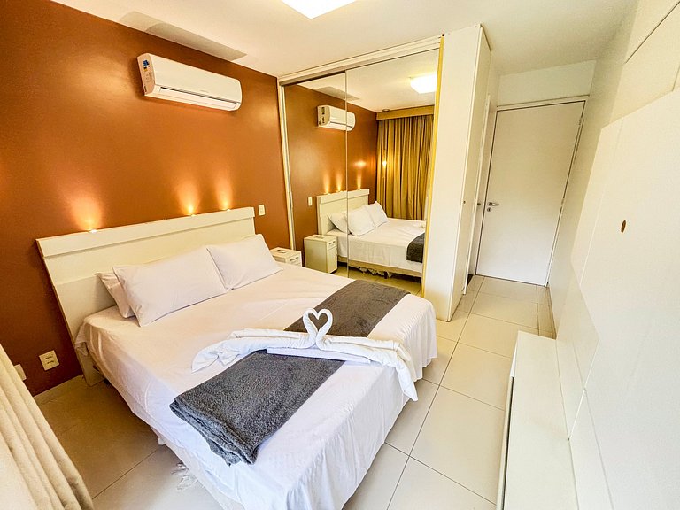 Flat 02 Quartos no Nannai Residence - Porto de Galinhas