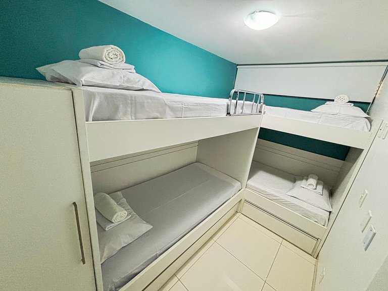 Flat 02 Quartos no Nannai Residence - Porto de Galinhas