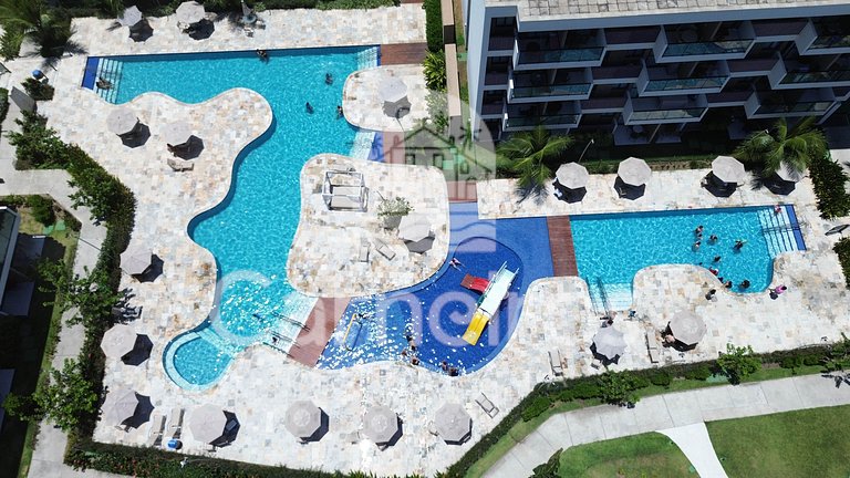 Porto de Galinhas | Stúdio | Vista Piscina (020-C)