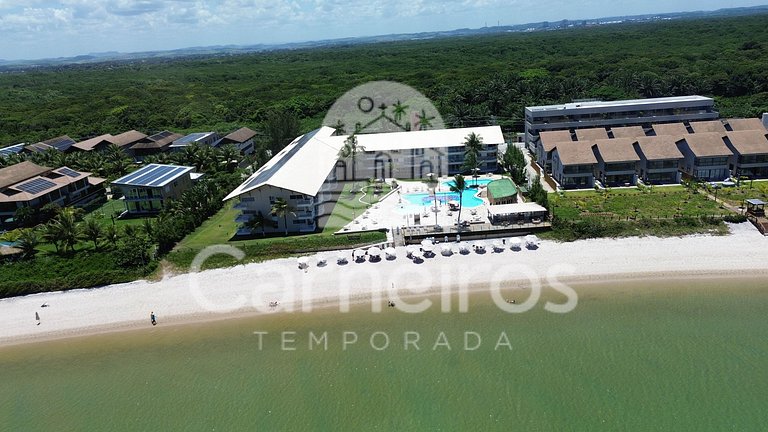 Marupiara | Apt com Varanda e Vista para o Jardim