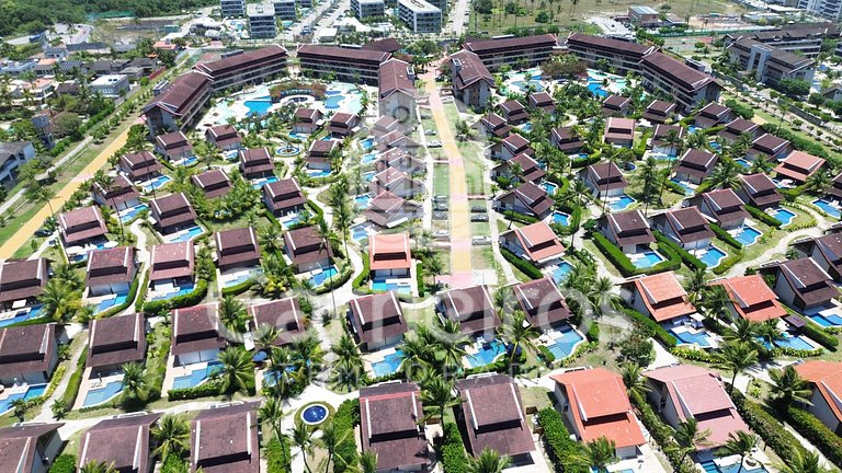 Beira-Mar | Vista Piscina | Flat Oka Beach (D05-5)