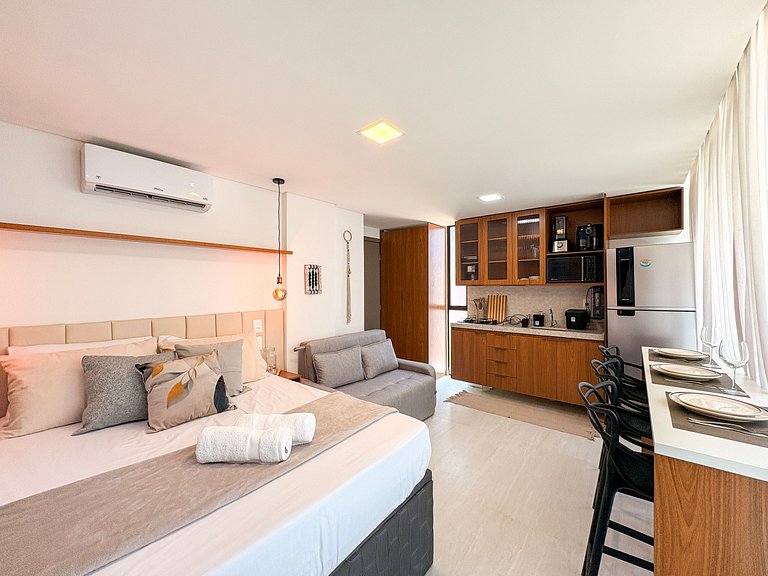 Carneiros | Studio 120m da Praia (B01)