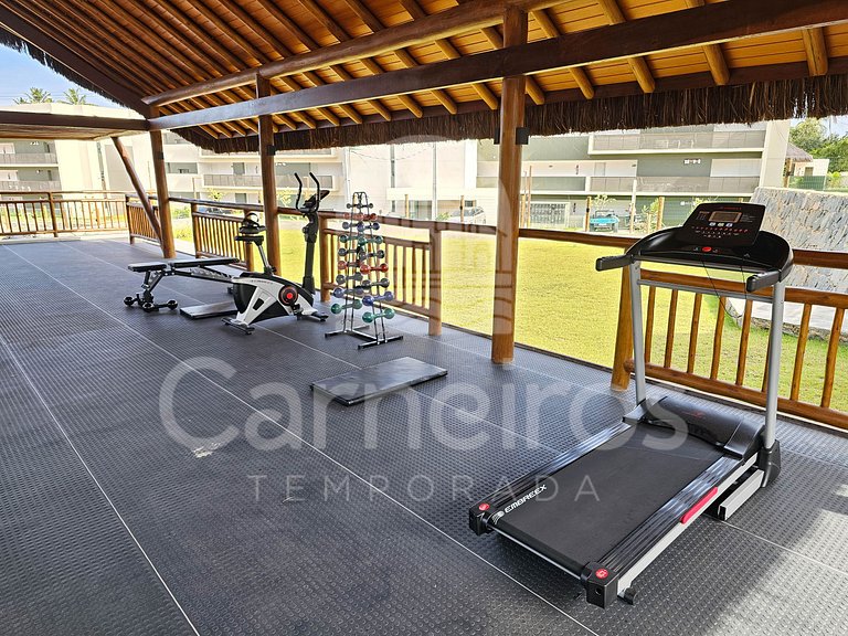 Studio no Carneiros Atlântico | Pé na areia (D018)
