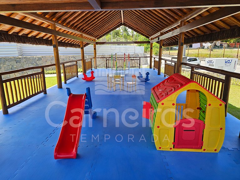 Studio no Carneiros Atlântico | Pé na areia (D018)
