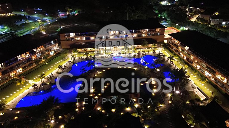 Flat 2 Quartos no Eco Resort Praia dos Carneiros (B14-2)