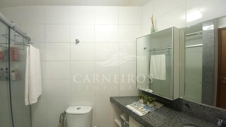 Carneiros Beach Resort - Apartamento morderno e funcional em