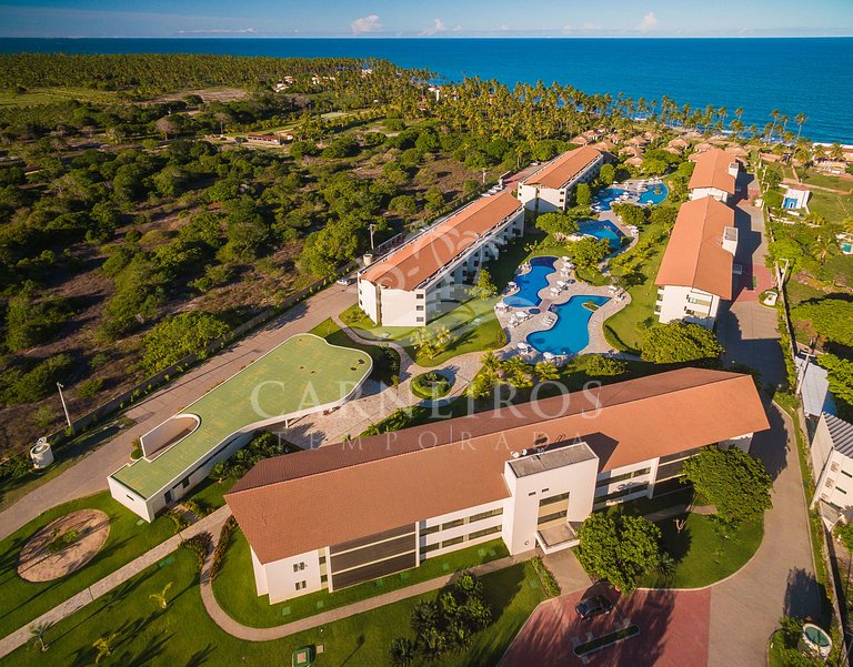 Carneiros Beach Resort - Belíssimo flat em Praia dos Carneir