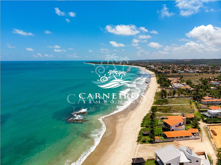 Flat 01 Quarto Vista Piscina - Carneiros Beach Resort - (CBR