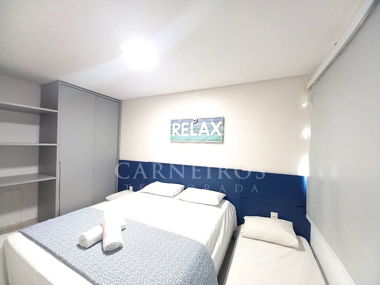 Flat 1 Quarto - Carneiros Beach Resort (B03-5)