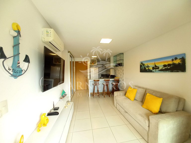 Flat 1 Quarto - Carneiros Beach Resort (B04-E)