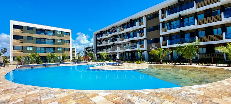 Flat 1 Quarto - Mana Beach Experience - Porto de Galinhas