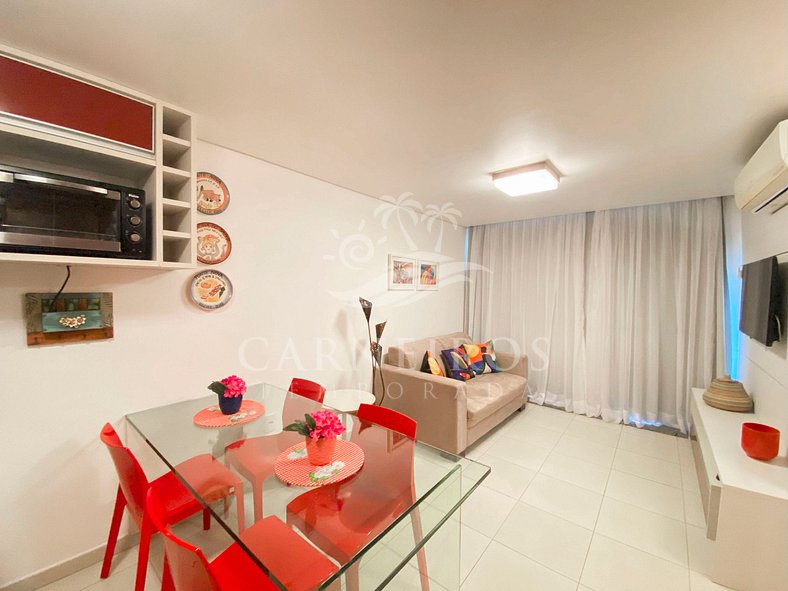 Flat 1 Quarto no Carneiros Beach Resort (B10-E)