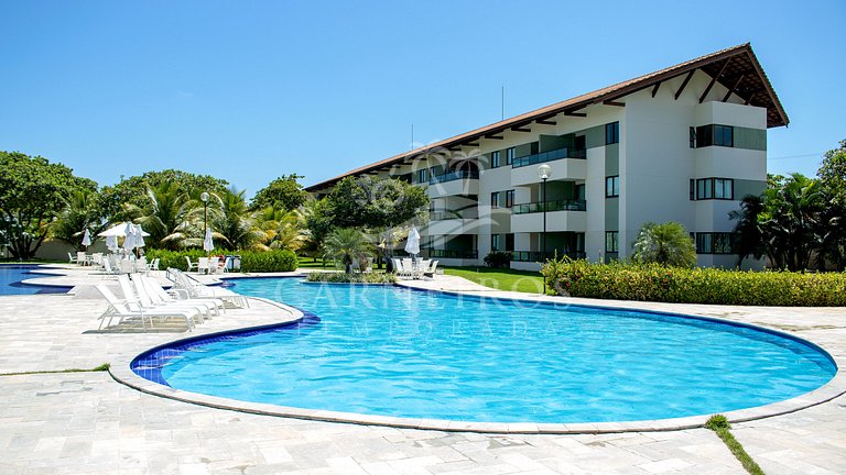 Flat 1 Quarto no Carneiros Beach Resort (C10-4)