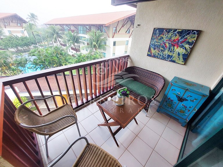 Flat de 1 quarto no Marulhos Suites Resort (D07)
